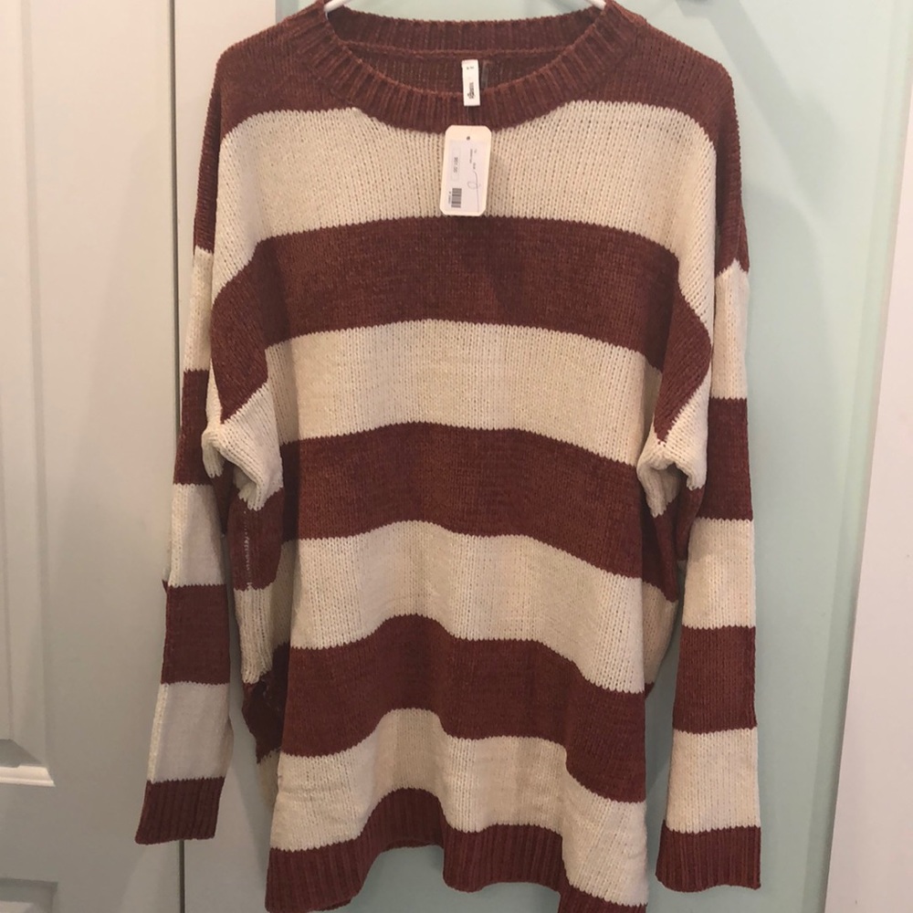 Glam oversized tunic sweater